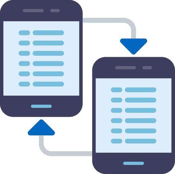 Network Flat Icon vector