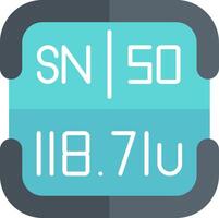 Tin Periodic Table Element vector