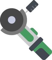 Angle Grinder Flat Icon vector
