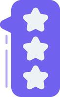 Review List Flat Icon vector