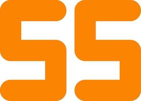 Fifty Five Flat Icon vector