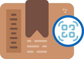 QR Code Flat Icon vector