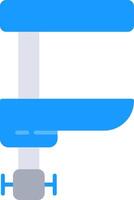 Bench Vise Flat Icon vector