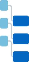 Subtask Flat Icon vector