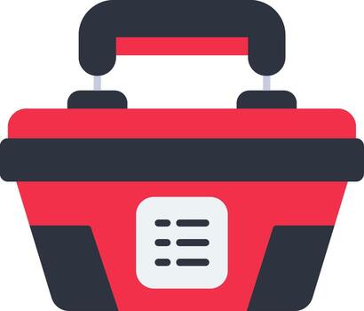 Toolbox Flat Icon vector