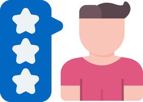 User Comment Flat Icon vector