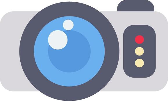 Camera Flat Icon vector