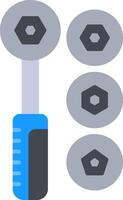 Socket Set Flat Icon vector