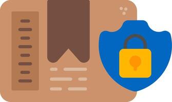 Security Seal Flat Icon vector