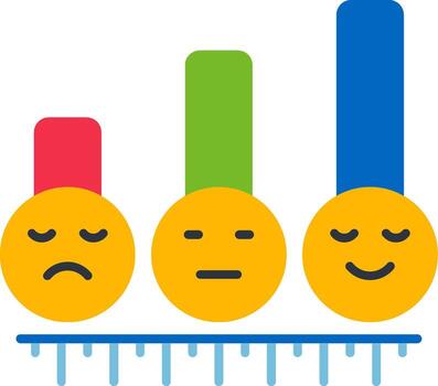 realimentación Estadísticas plano icono vector