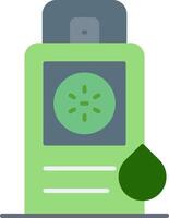 Cucumber Extract Flat Icon vector
