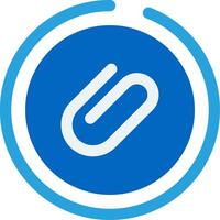 Attachment Flat Icon vector