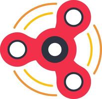 Fidget Spinner Flat Icon vector