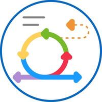Agile Manifesto Duplicate Flat Icon vector