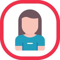 Profile Navigation Flat Icon vector