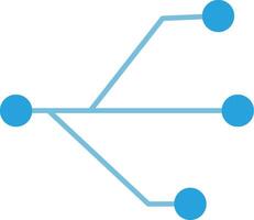 Version Control Flat Icon vector