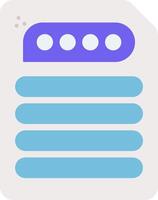 Star Summary Flat Icon vector