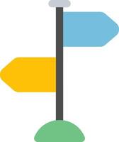 Path Flat Icon vector
