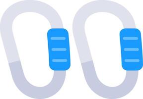 Spring Clamp Flat Icon vector
