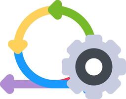 Technical Debt Flat Icon vector