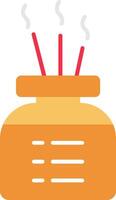 Aromatherapy Flat Icon vector