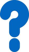 Question Flat Icon vector
