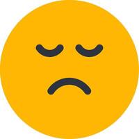 Sad Flat Icon vector
