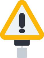 Warning Flat Icon vector