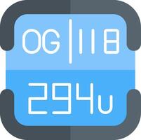 Oganesson Periodic Table Element vector