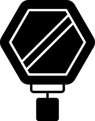 Do Not Enter Glyph Icon