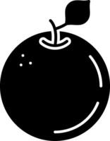 Orange Glyph Icon vector