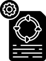 Agile Principles Glyph Icon vector