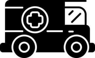 Ambulance Glyph Icon vector