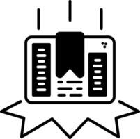 Do Not Drop Glyph Icon vector