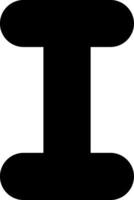 Capital I Icon vector