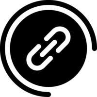 Link Alt Glyph Icon vector