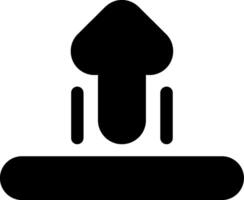 Upload Glyph Icon vector