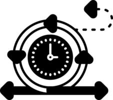Sprint Retrospective Glyph Icon vector