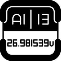 Aluminium Periodic Table Element vector