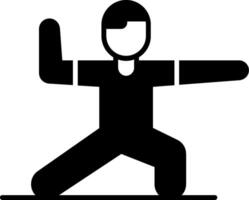 Exercise Class Glyph Icon vector