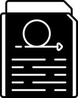 Sprint Backlog Glyph Icon vector