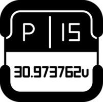 Phosphorus Periodic Table Element vector