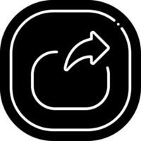 Share Glyph Icon vector