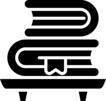 Library Books Glyph Icon vector
