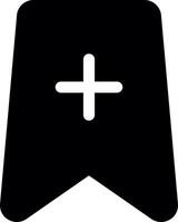 Mark Glyph Icon vector
