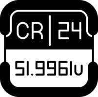 Chromium Periodic Table Element vector