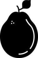 Guava Glyph Icon vector
