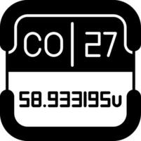 Cobalt Periodic Table Element vector