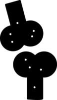 Dislocation Glyph Icon vector
