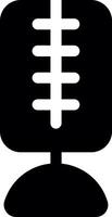 Record Glyph Icon vector